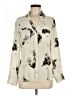 Express Outlet 100% Polyester Ivory Long Sleeve Blouse Size M - photo 1