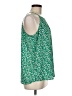 Papermoon 100% Polyester Green Sleeveless Blouse Size M - photo 4