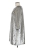 BB Dakota 100% Polyester Metallic Silver Cocktail Dress Size M - photo 5