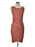 Leith Solid Brown Casual Dress Size L - photo 1