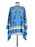 Jude Connally Blue Poncho Size 8 - photo 1