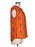 Daniel Rainn 100% Polyester Orange Sleeveless Blouse Size L - photo 4