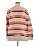 Talbots Stripes Pink Pullover Sweater Size 2X - photo 2