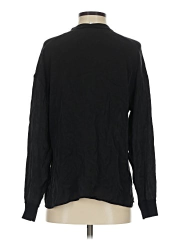 Vince. Long Sleeve Silk Top (view 2)