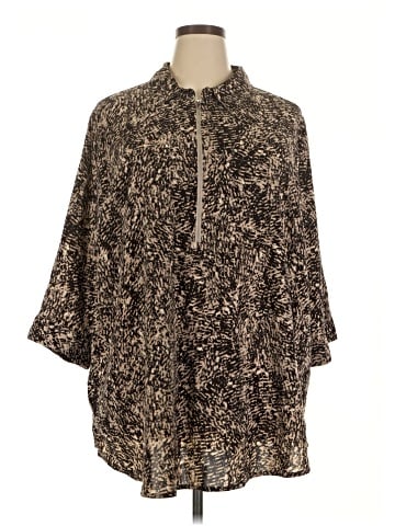 Catherines 3/4 Sleeve Blouse (view 1)