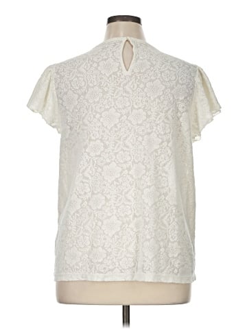 Ann Taylor LOFT Short Sleeve Blouse (view 2)