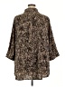Catherines Animal Print Brown 3/4 Sleeve Blouse Size 2X - photo 2