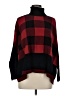Joseph A. Plaid Red Poncho Size M - photo 1