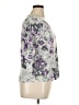 Basic Editions Floral Gray 3/4 Sleeve T-Shirt Size XL - photo 4