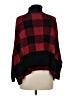 Joseph A. Plaid Red Poncho Size M - photo 2