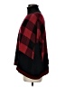Joseph A. Plaid Red Poncho Size M - photo 5