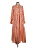 Unbranded 100% Polyester Paisley Orange Casual Dress Size S - photo 1