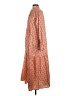 Unbranded 100% Polyester Paisley Orange Casual Dress Size S - photo 5