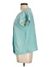 Jason Wu Teal Short Sleeve Blouse Size L - photo 5