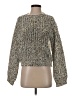 Noisy May 100% Acrylic Tweed Gold Pullover Sweater Size XXS - photo 1