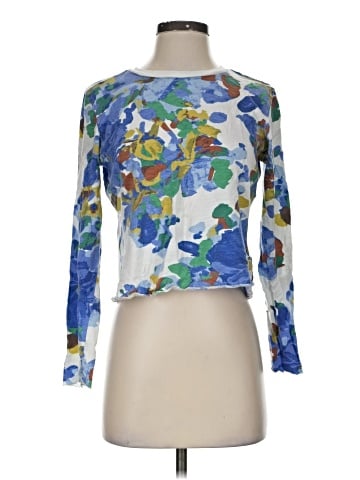 Maeve by Anthropologie 3/4 Sleeve T-Shirt (view 1)