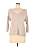 Andrea Jovine Solid Tan Pullover Sweater Size M - photo 1