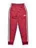 Adidas 100% Polyester Solid Red Track Pants Size 8 - photo 1