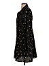 Ann Taylor LOFT 100% Polyester Stars Black Casual Dress Size 4 - photo 5