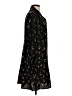 Ann Taylor LOFT 100% Polyester Stars Black Casual Dress Size 4 - photo 4