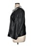 Talbots 100% Leather Black Jacket Size 16 - photo 5