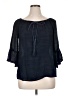 Bobeau Blue 3/4 Sleeve Blouse Size XL - photo 1