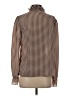 Assorted Brands 100% Polyester Houndstooth Brown Long Sleeve Blouse Size S - photo 2