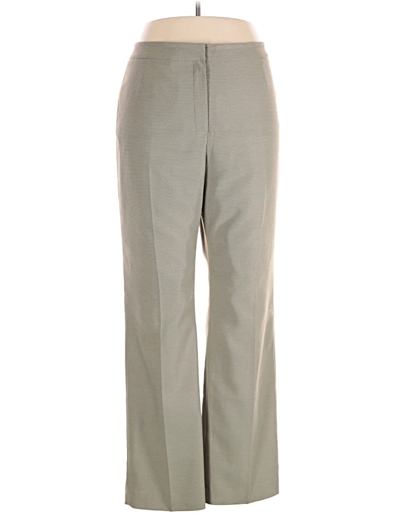 Pre-owned Le Suit Casual Pants In Gray