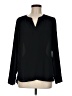 Express 100% Polyester Black Long Sleeve Blouse Size M - photo 1
