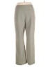 Le Suit 100% Polyester Solid Gray Casual Pants Size 16 - photo 2