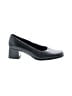 Andrew Geller 100% Leather Black Heels Size 7 1/2 - photo 1