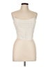 Line & Dot 100% Polyester Ivory Bodysuit Size L - photo 1