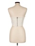 Line & Dot 100% Polyester Ivory Bodysuit Size L - photo 2