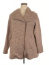 Lands' End 100% Polyester Houndstooth Brown Coat Size 18 - photo 1