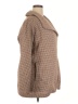 Lands' End 100% Polyester Houndstooth Brown Coat Size 18 - photo 4