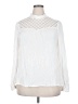 Unbranded 100% Rayon White Long Sleeve Blouse Size XXL (estimated) - photo 1