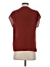Pleione 100% Polyester Burgundy Short Sleeve Top Size S - photo 2