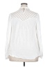 Unbranded 100% Rayon White Long Sleeve Blouse Size XXL (estimated) - photo 2