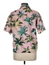 Unbranded 100% Polyester Tropical Pink Short Sleeve Blouse Size M - photo 2