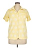 Yllw Stars Yellow Short Sleeve Button-Down Shirt Size XL - photo 1
