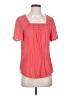 Spense Pink Short Sleeve Blouse Size S - photo 1