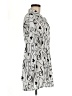 Love Aztec Or Tribal Print Silver Long Sleeve Blouse Size M - photo 4