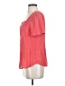Spense Pink Short Sleeve Blouse Size S - photo 5