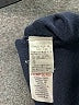 Burberry 100% Baumwolle Solid Blue Elbow patch pullover sweater Size 14 - photo 13