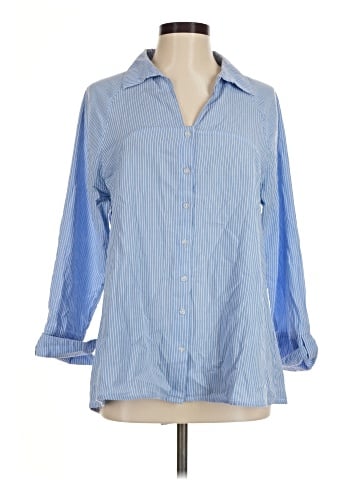 Ravel 3/4 Sleeve Button-Down Shirt (view 1)
