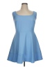 Lulus Solid Blue Cocktail Dress Size XL (estimated) - photo 1