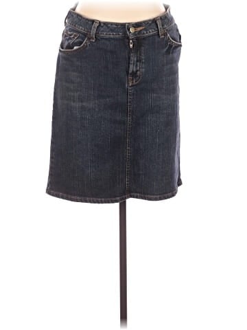Garnet Hill Denim Skirt (view 1)