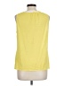 Kenneth Cole REACTION 100% Polyester Yellow Sleeveless Blouse Size L - photo 2
