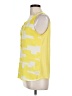 Kenneth Cole REACTION 100% Polyester Yellow Sleeveless Blouse Size L - photo 5