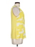 Kenneth Cole REACTION 100% Polyester Yellow Sleeveless Blouse Size L - photo 4